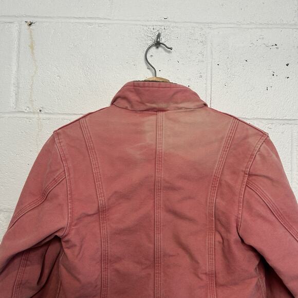 Vintage Carhartt Sherpa-Lined Ridge Jacket “Sherbet Pink” - Picture 6 of 15